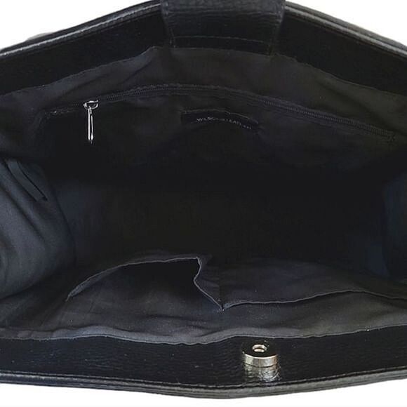 Wilson Black Large Pebble Leather Tote Bag - Picture 7 of 9